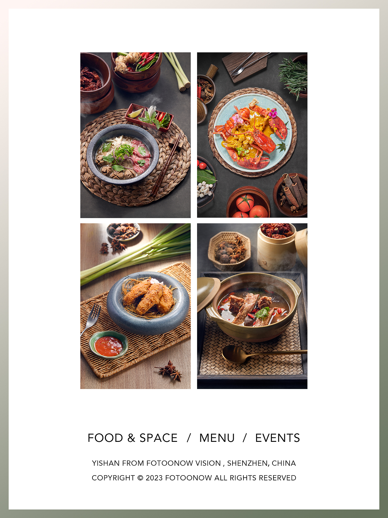 菜品拍摄 | 现代怀旧 x 创意东南亚菜