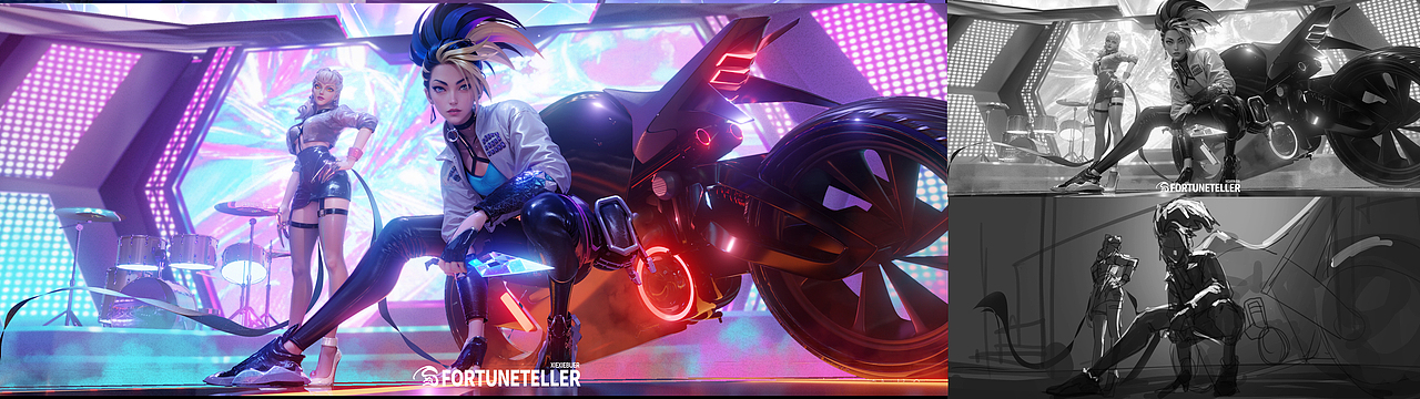 英雄联盟xKDA同人作品