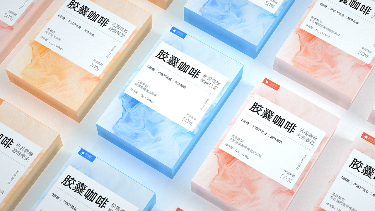是晴天胶囊咖啡包装设计（图ZMzAxNTg3NTE2） - 包装 - 站酷设计师星大星spicy原创素材 - 站酷ZCOOL