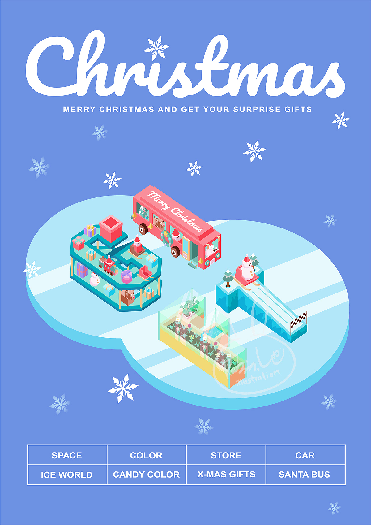 圣诞节礼品2.5D奇幻场景（图ZMzIyNTA3Nzky） - 海报 - 站酷设计师RabinL也原创素材 - 站酷ZCOOL