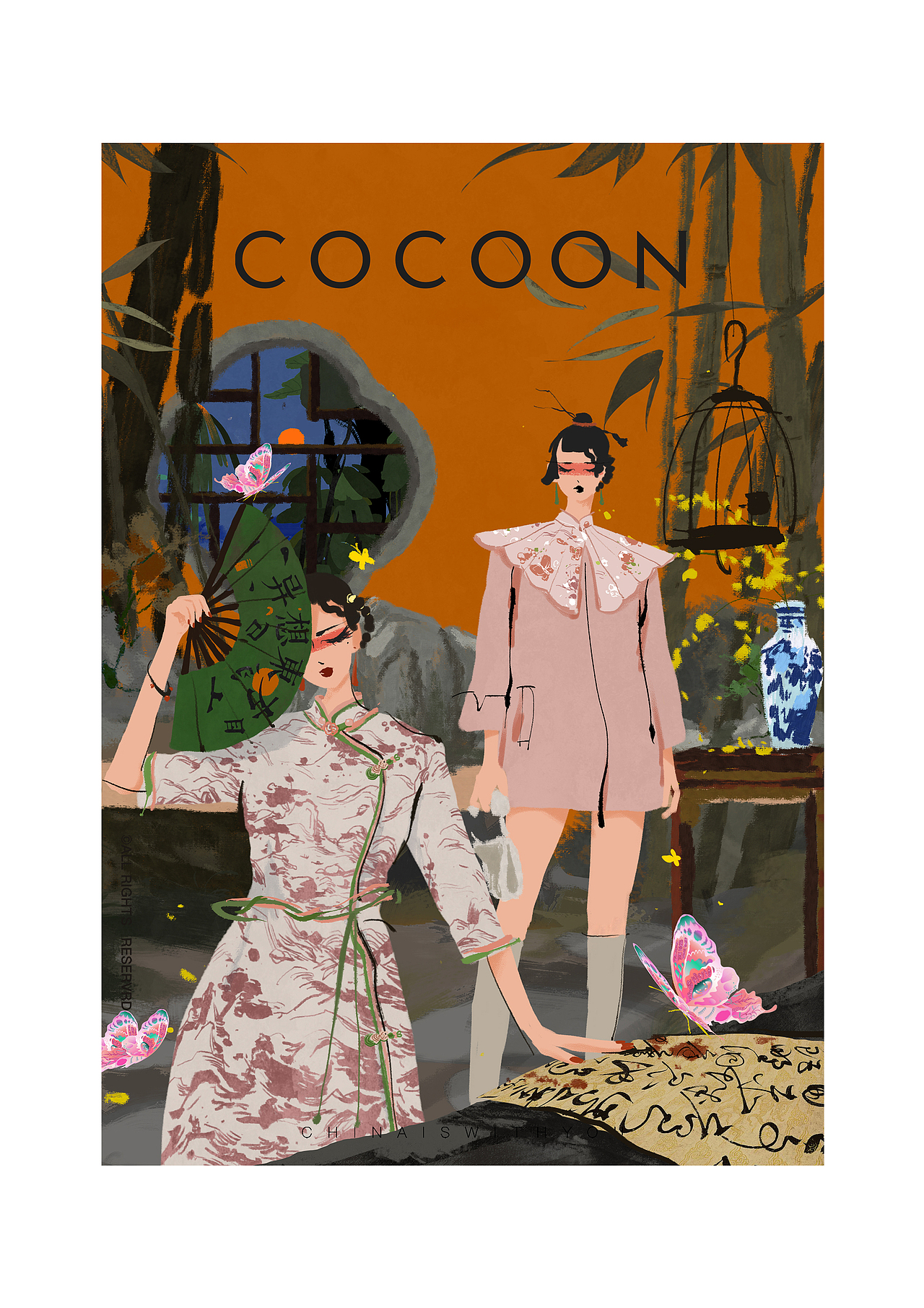 时尚插画（图ZMzUxNTkzNDA4） - 商业插画 - 站酷设计师小小依子原创素材 - 站酷ZCOOL