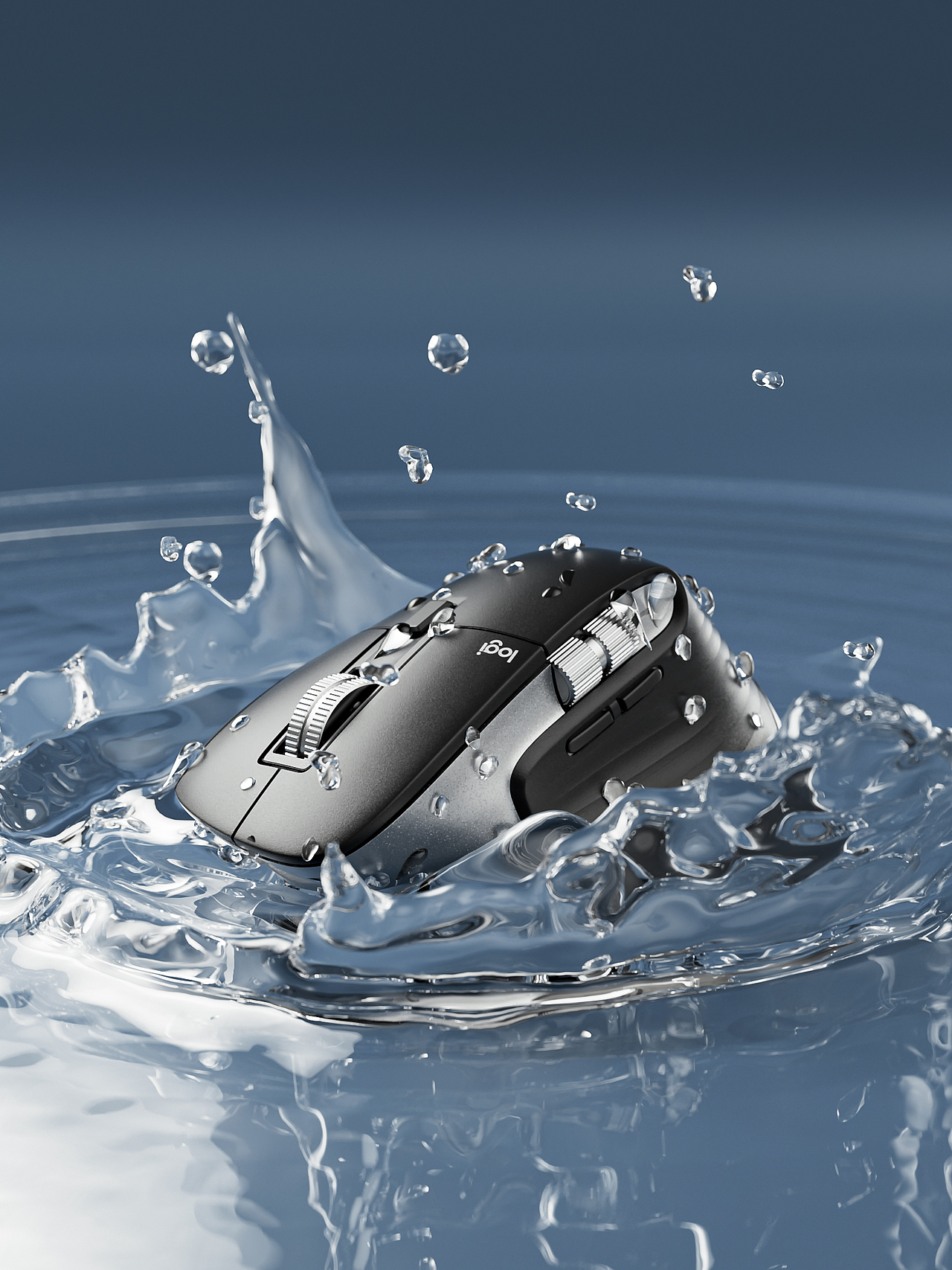 罗技无线鼠标渲染