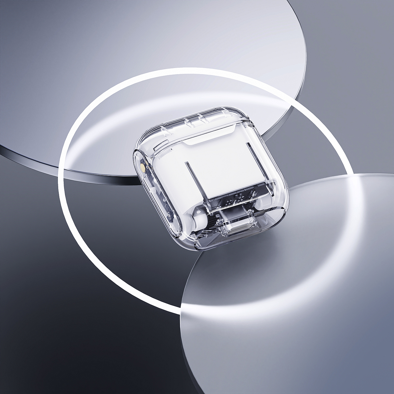 产品渲染 -《蓝牙耳机3》