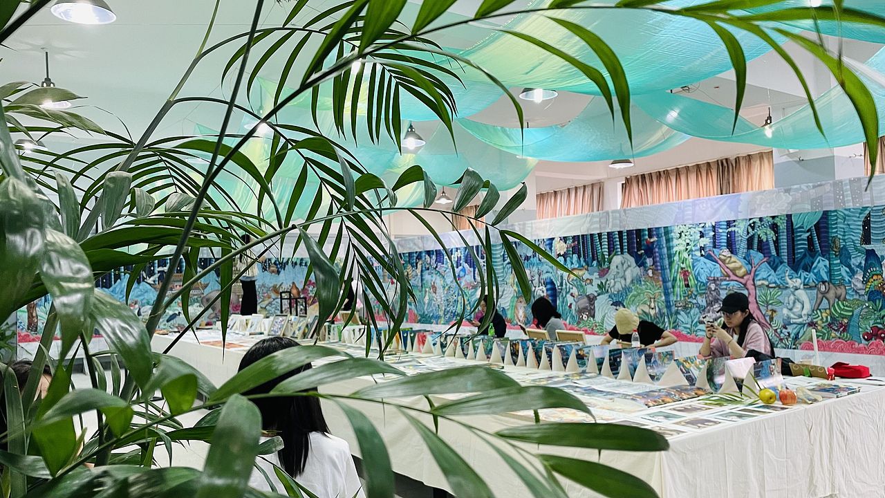 (毕业设计展览现场)