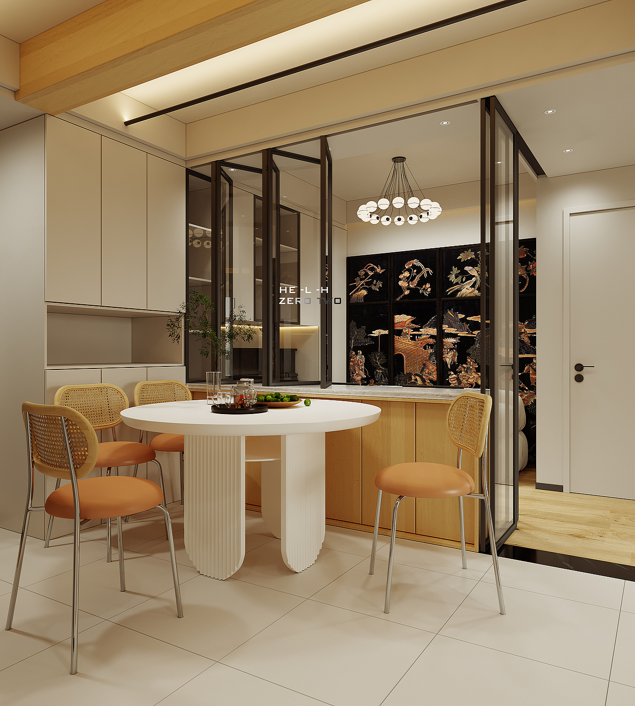 现代诧寂风客餐厅