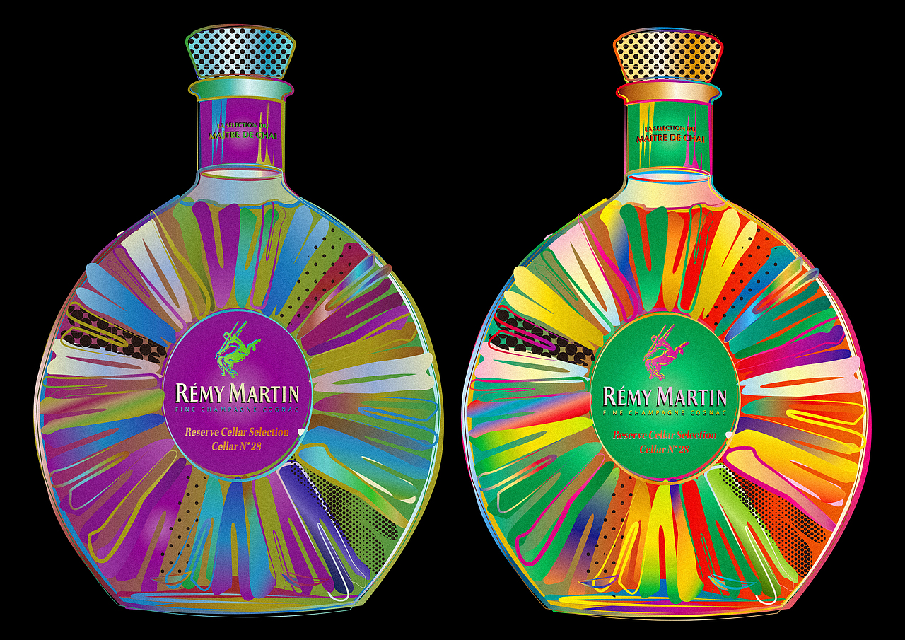 潮流版画《云间酒肆》