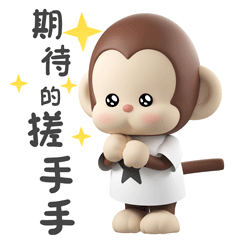 LuckyMonkey3d表情包（图ZMzMwMTM2MDY0） - IP形象 - 站酷设计师瘦鱼567原创素材 - 站酷ZCOOL