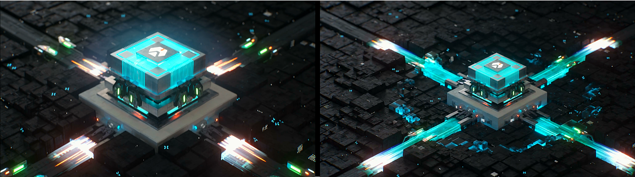 奥诺算力 - 科技芯片3D概念动画设计（图ZMzY2MDE1NjM2） - 动画/影视 - 站酷设计师星恒JZH原创素材 - 站酷ZCOOL