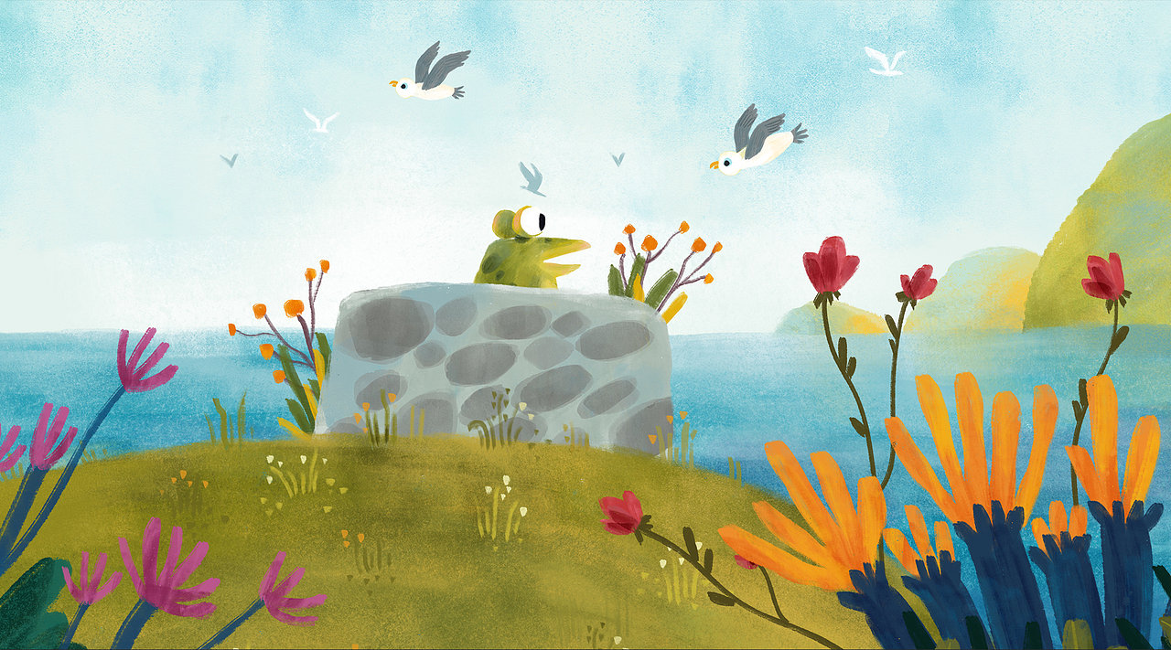 绘本《井底之蛙》部分内页