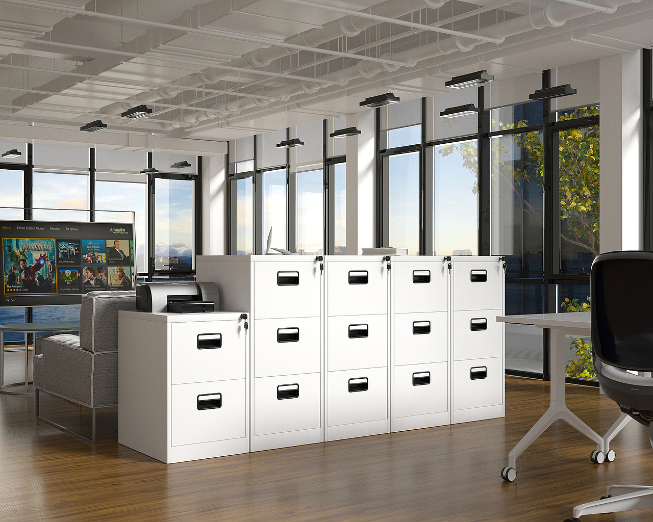 【产品渲染-办公家具类】