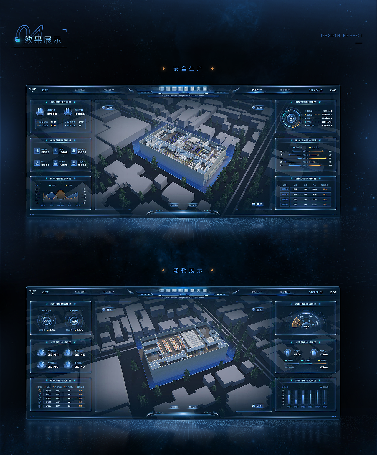 数据可视化设计 | 智慧工厂可视化（图ZMzUwMDIyMjY0） - 其他UI - 站酷设计师山海鲸可视化原创素材 - 站酷ZCOOL