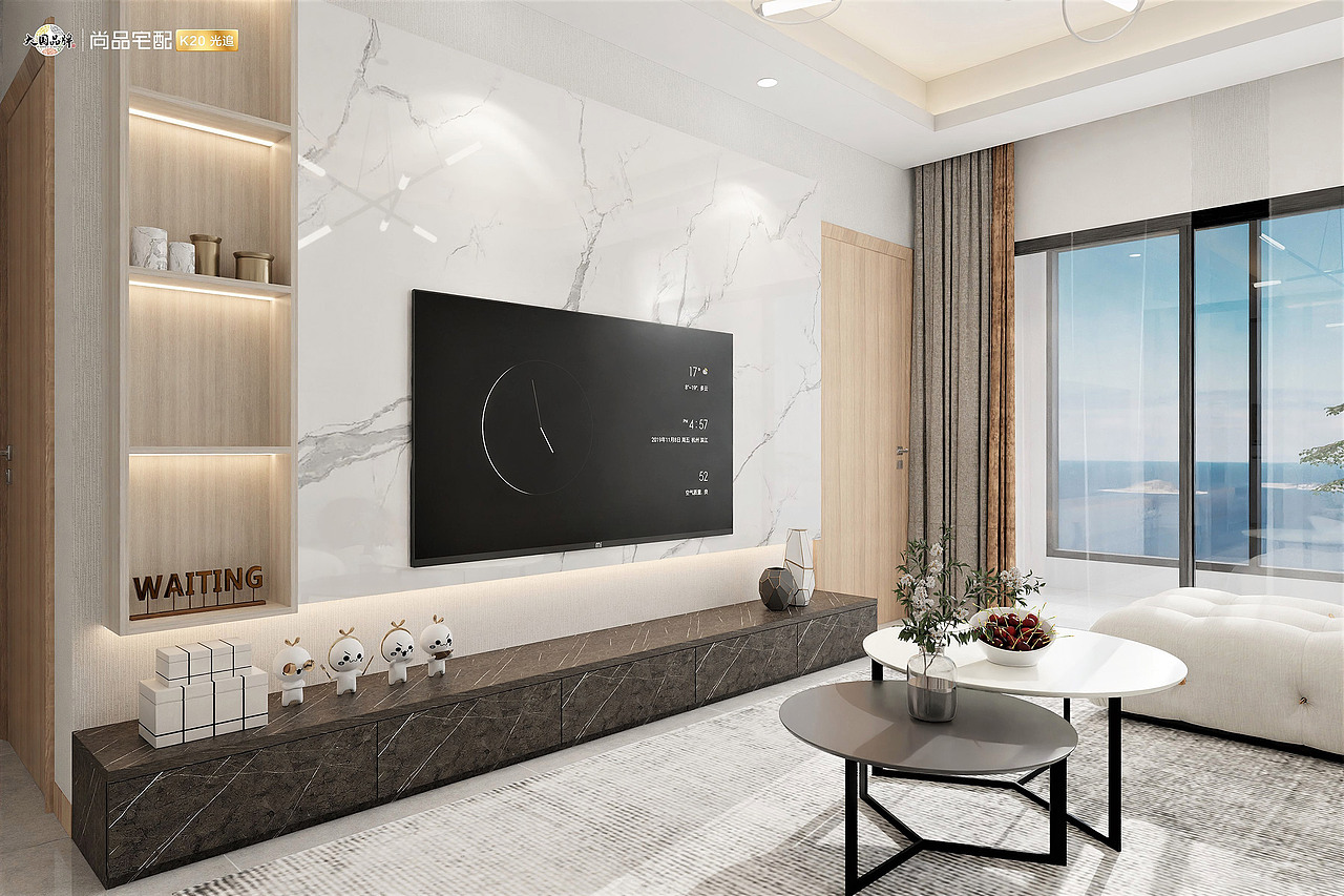 昆明装修公司木菲美家:俊发彩云城辰湾3室2厅简约风格