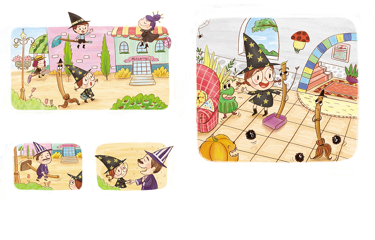 小魔女漫画丨种出天使的翅膀