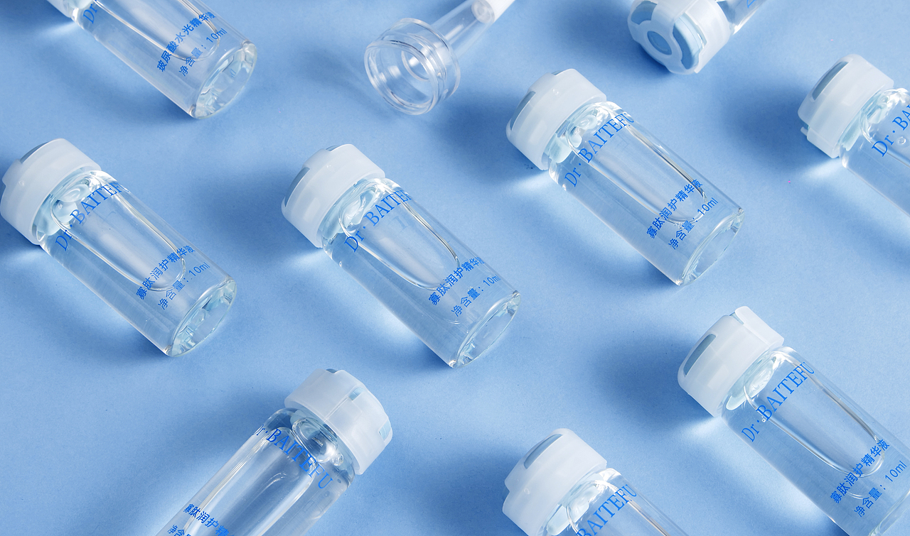 精华液拍摄 电商摄影 精华拍摄 产品静物摄影 蓝色精华