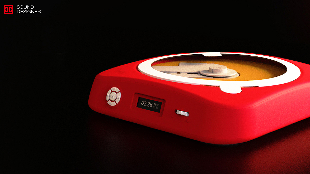 巫·单曲人生W CD随身听-红黄配色款-致敬麦当劳