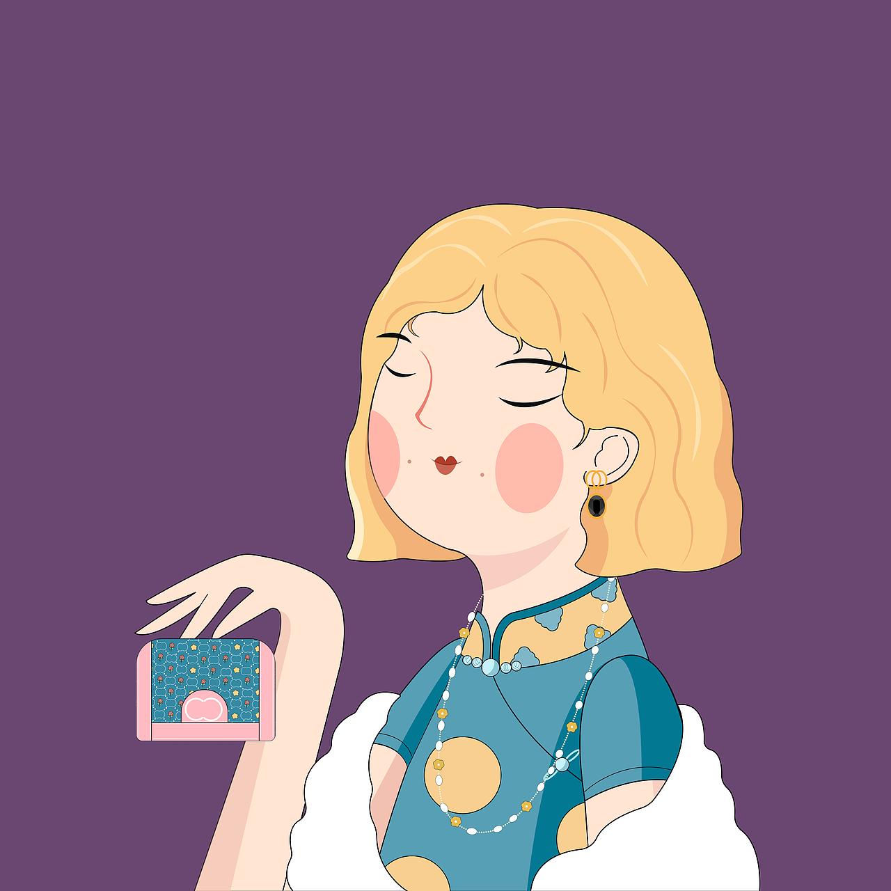 民国少女NFT（图ZMzAyNTY3MzQw） - 创作习作 - 站酷设计师爱谷穗的猫原创素材 - 站酷ZCOOL