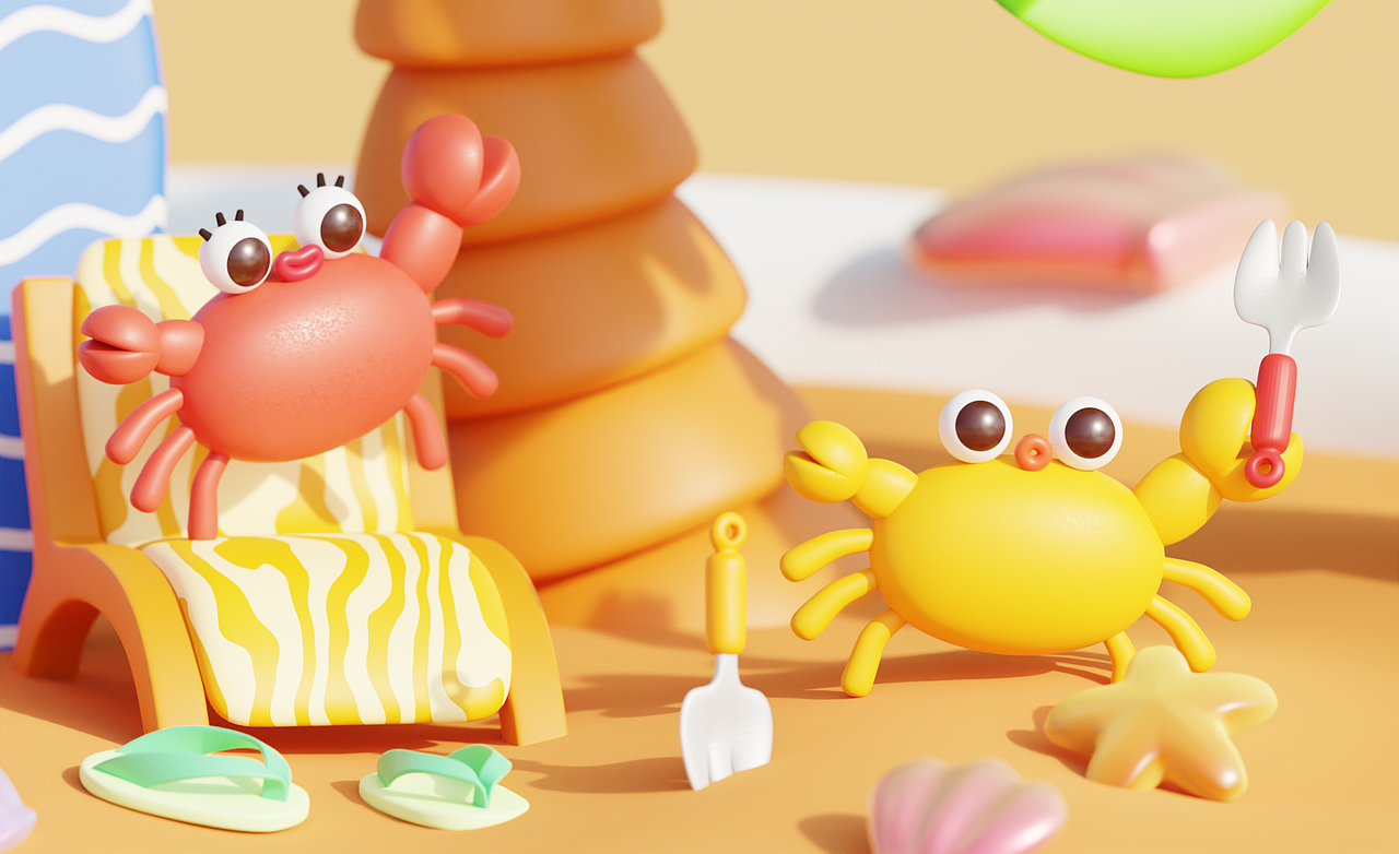 作品八——椰子沙灘（圖ZMzQwMjg2NjEy） - 其他三維 - 站酷設(shè)計師YUANS_C原創(chuàng)素材 - 站酷ZCOOL