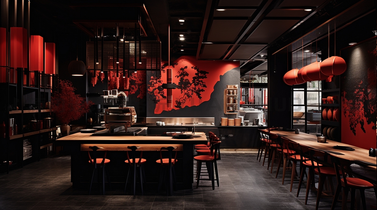 厦门 店面装修室内空间餐厅设计 咖啡酒吧复合型商业（图ZMzU3OTk1OTQ0） - 商业空间设计 - 站酷设计师葉文濤VictorYeh原创素材 - 站酷ZCOOL