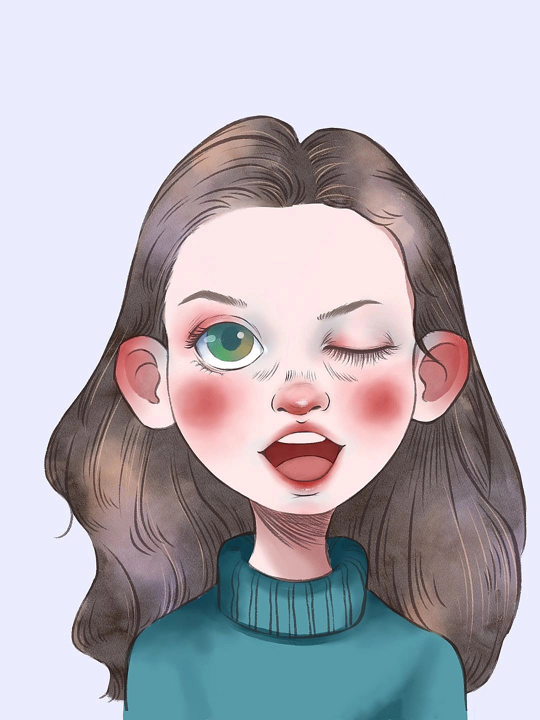 人物头像卡通画-可爱儿童头像画（图ZMjk4MjU0Nzgw） - 艺术插画 - 站酷设计师吃葡萄说榴莲原创素材 - 站酷ZCOOL