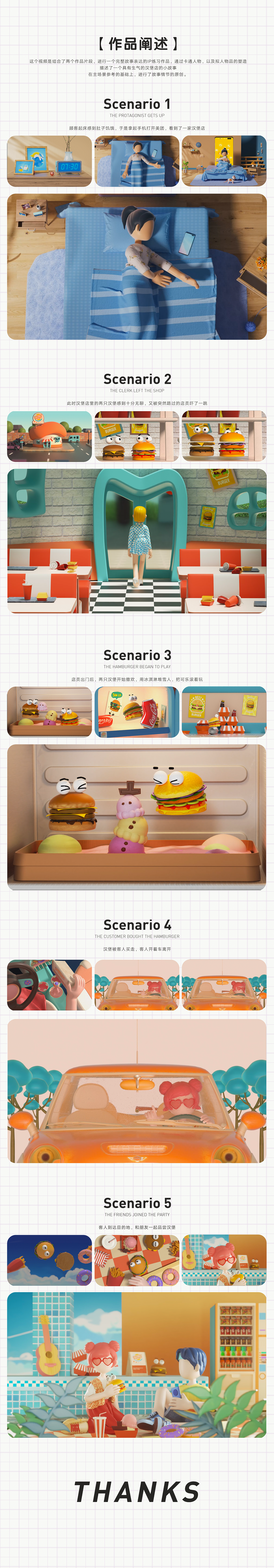 IP动画【汉堡的奇遇】二创练习作品