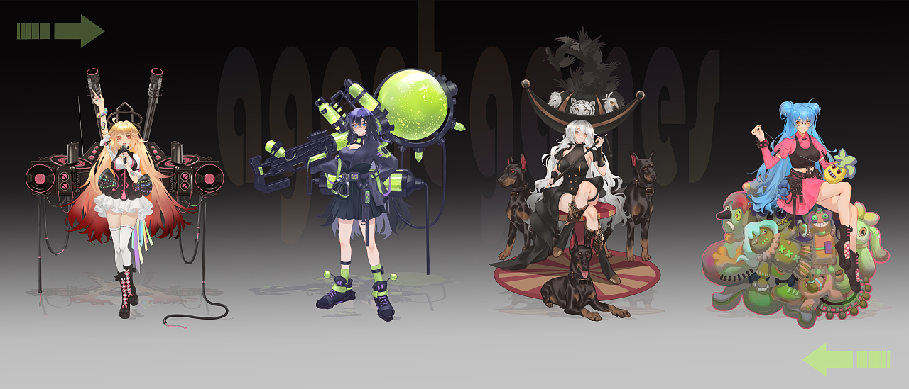 角色设计代理系列（图ZMzIzMTIyMjQ4） - 创作习作 - 站酷设计师赤木樱原创素材 - 站酷ZCOOL