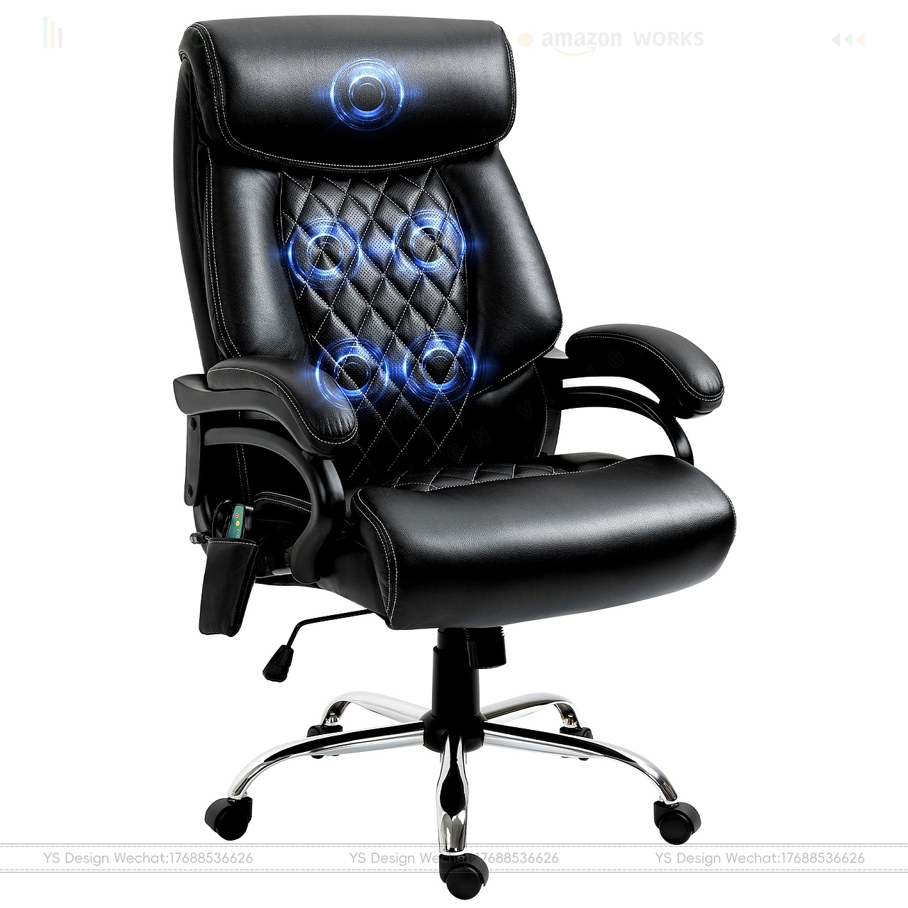 亚马逊办公椅主副图A+设计