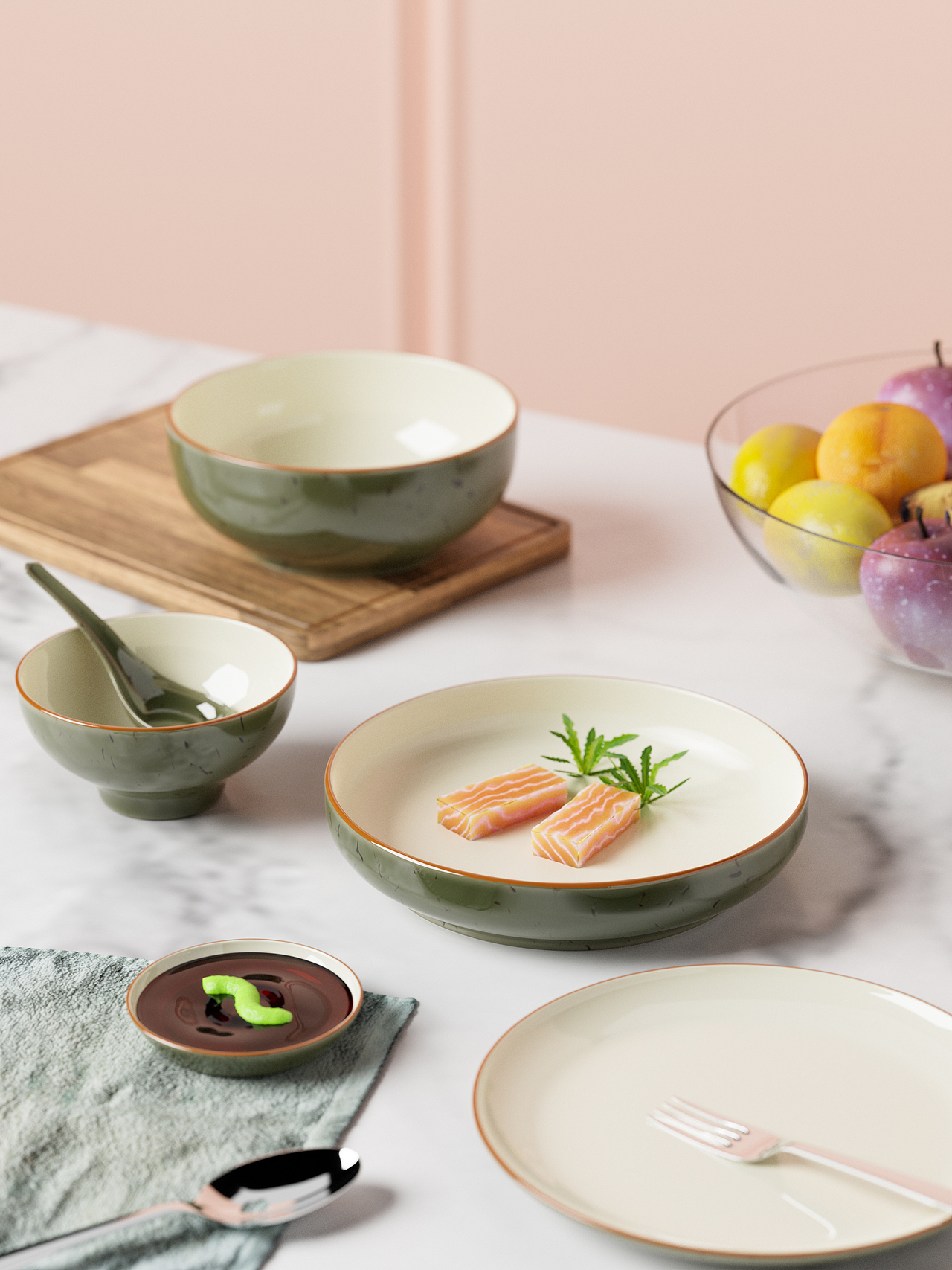 第一次用Blender接餐具單！紀念一下?。▓DZMzI0NjIxNjI4） - 產(chǎn)品 - 站酷設(shè)計師八塊腹肌還差七塊原創(chuàng)素材 - 站酷ZCOOL