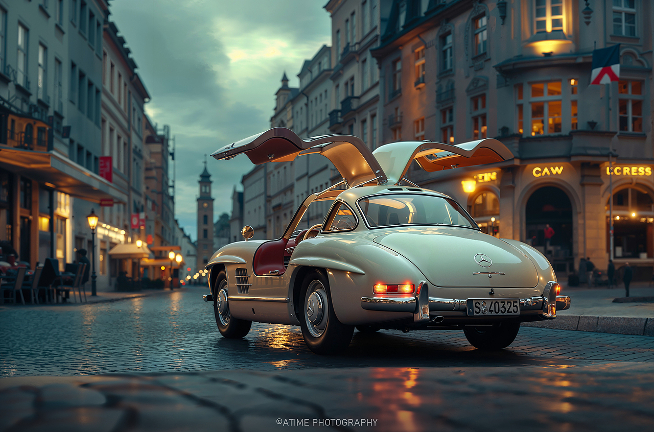 再现经典,Mercedes Benz 300 SL -AIGC