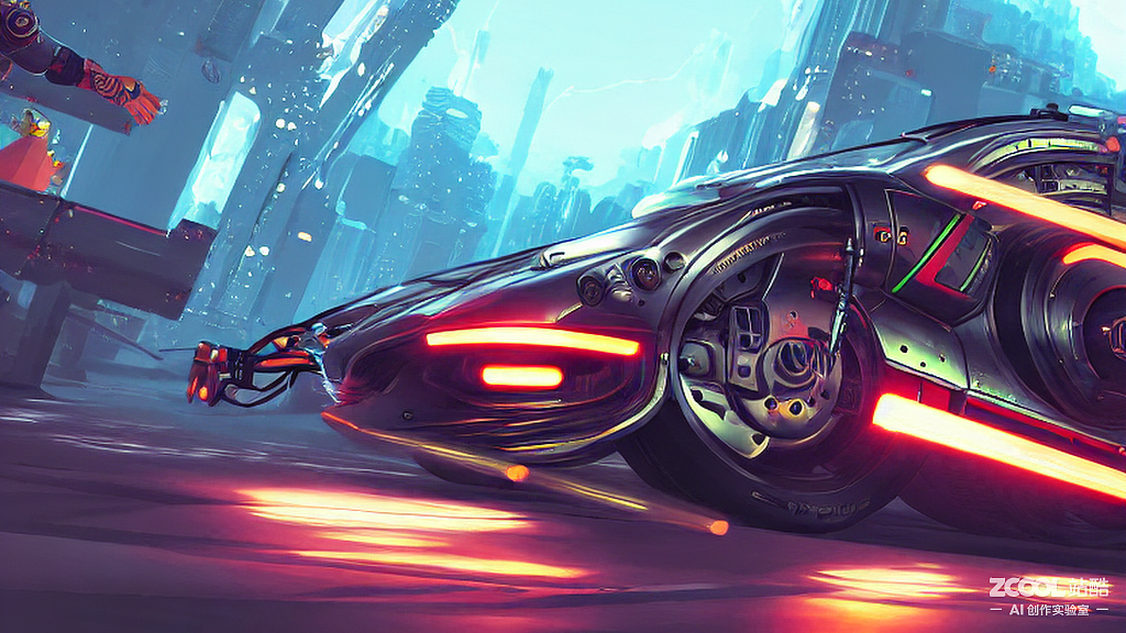 赛博朋克赛车系列（图ZMzE4NDg0MDU2） - AI作品 - 站酷设计师小何不设计原创素材 - 站酷ZCOOL