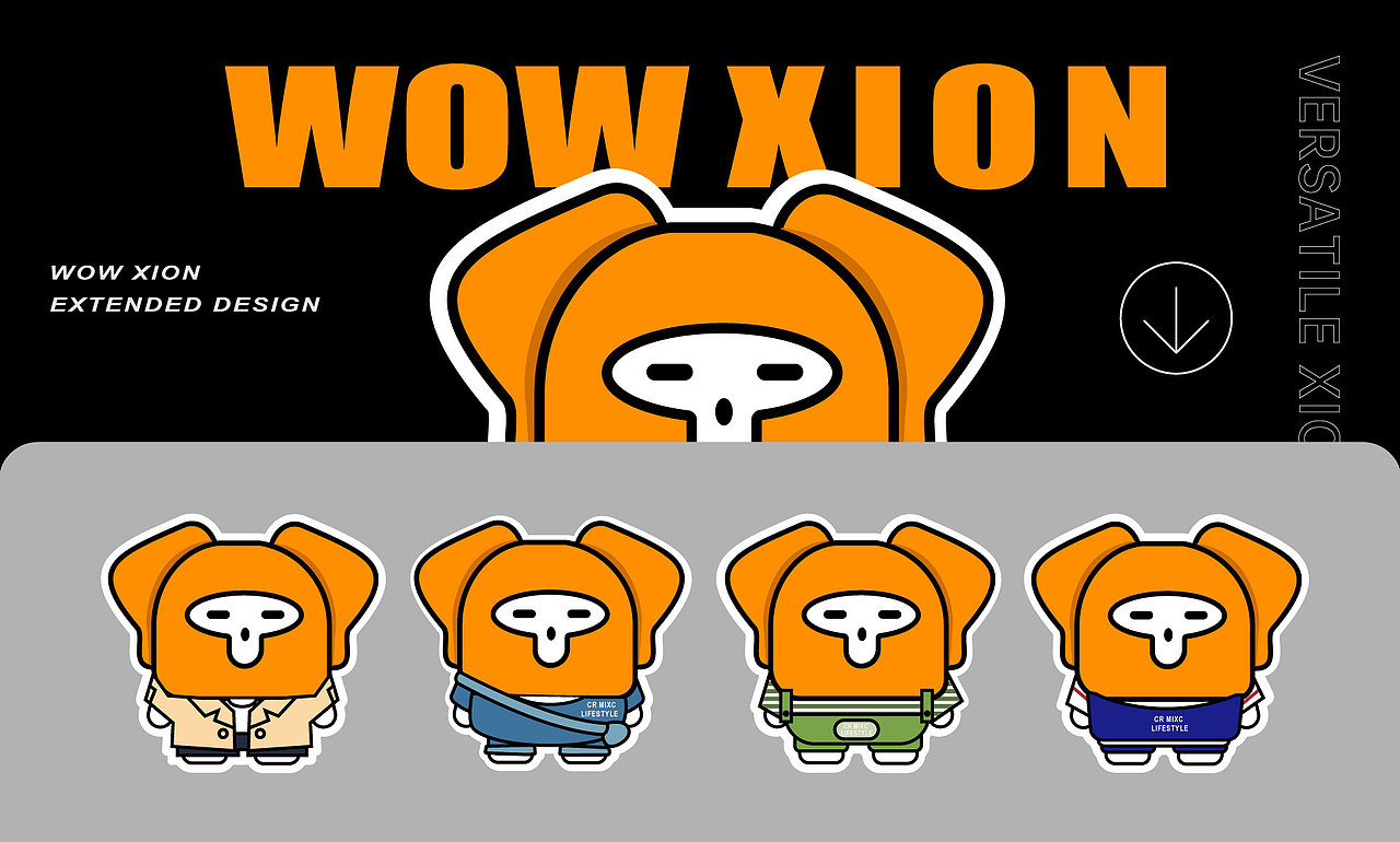 WOW XION 非凡象象I 华润万象生活IP设计大赛（图ZMzI1NjkyMzY4） - IP形象 - 站酷设计师闰土渣子原创素材 - 站酷ZCOOL