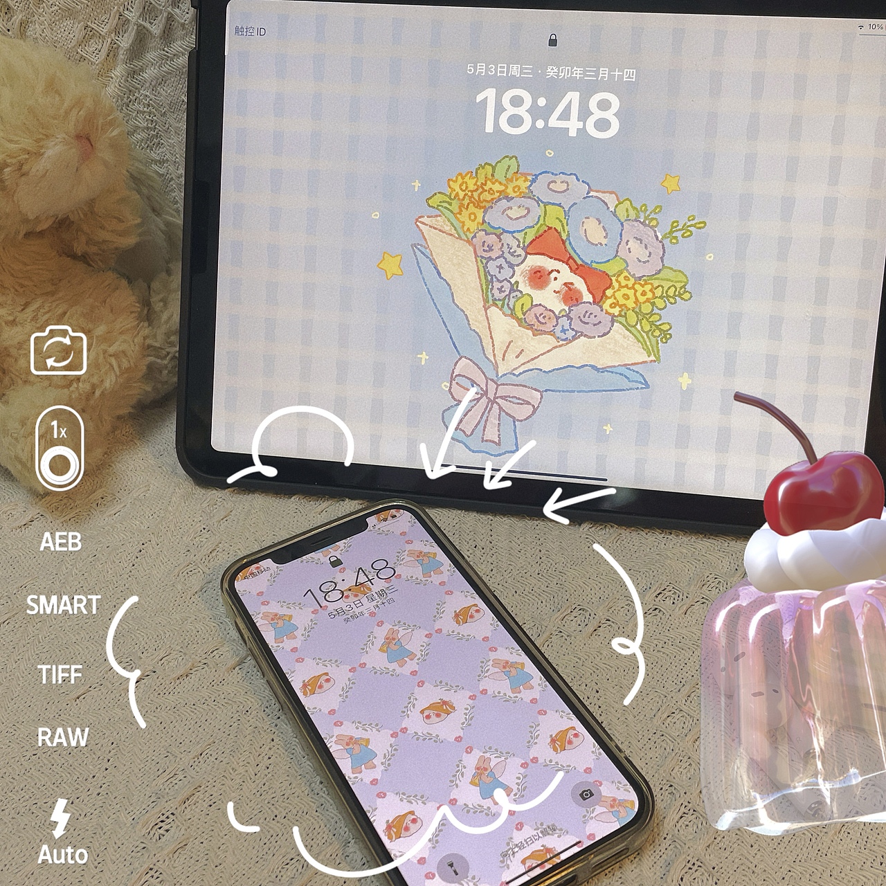 月海镇系列插画壁纸｜春日花园（图ZMzM5MjYxOTI0） - 儿童插画 - 站酷设计师yueyi_原创素材 - 站酷ZCOOL