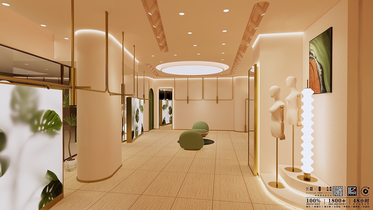 服装店/女装店/男装店/名品/面料店/纺织展厅/空间设计（图ZMzYwOTYwMzYw） - 商业空间设计 - 站酷设计师怪蛋星球原创素材 - 站酷ZCOOL