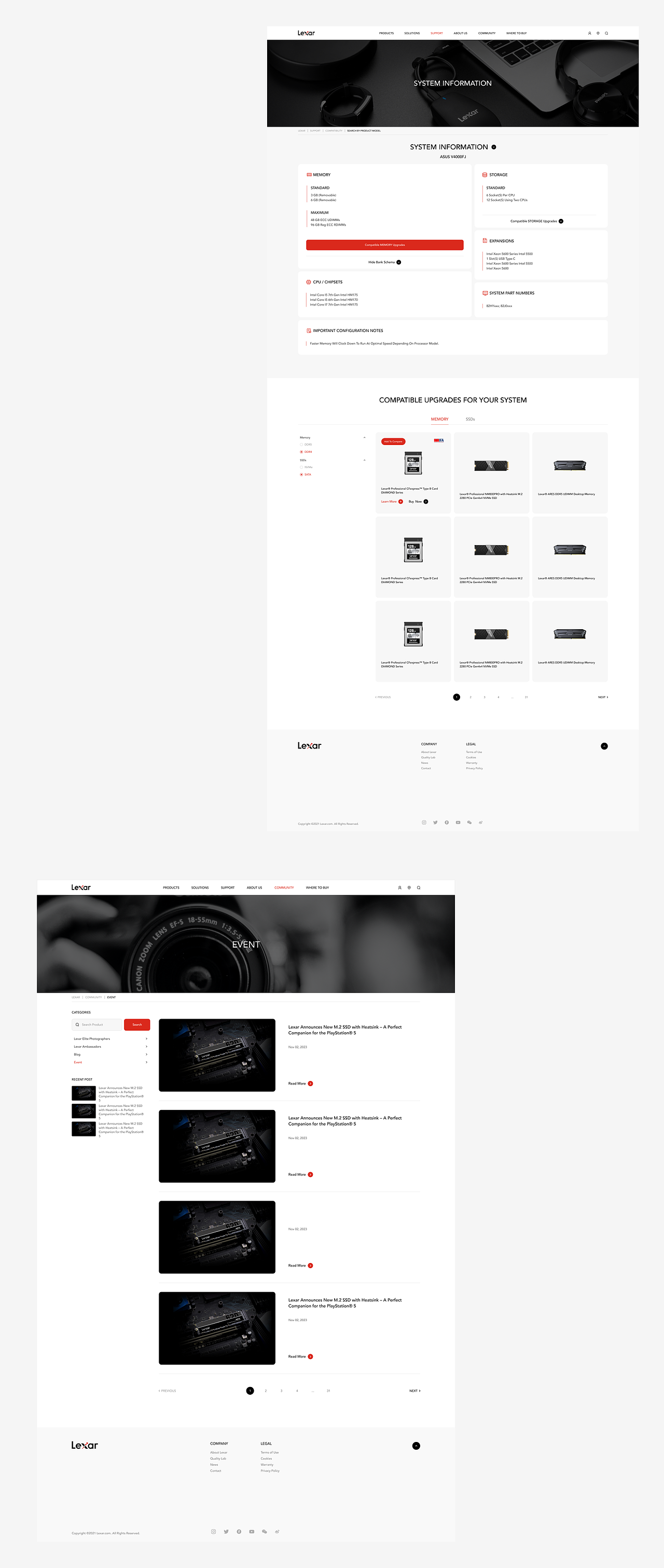 雷克沙Lexar全球国际官网