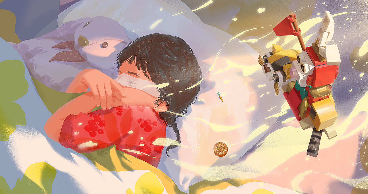 乐高《兔儿爷》绘本(图ZMzYxNTI1NTEy) - 绘本 - 站酷设计师任艺门Ranen原创素材 - 站酷ZCOOL