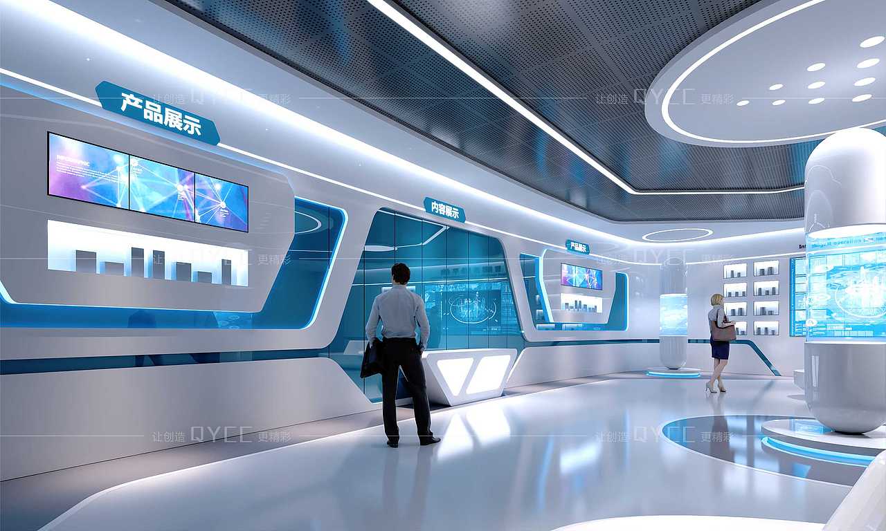 生物医疗展厅（图ZMzQ3MzM5MTA0） - 展陈设计 - 站酷设计师展厅设计展馆设计原创素材 - 站酷ZCOOL