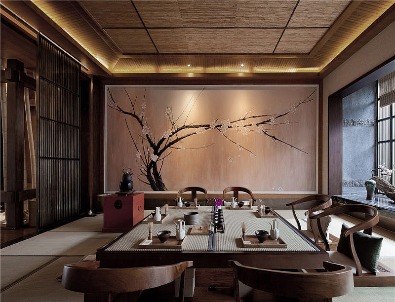 紫苑汤泉·原创茶馆设计（图ZMzAzMzg3NzQw） - 商业空间设计 - 站酷设计师中帮装饰原创素材 - 站酷ZCOOL