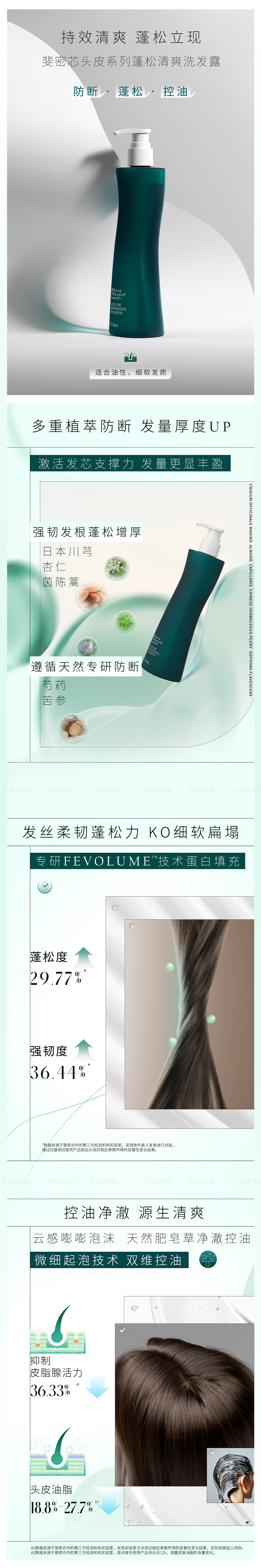 头皮护理产品详情页设计