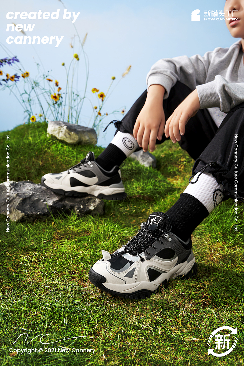 创意视觉『 森马｜山野系列童鞋 』✖ 新罐头（图ZMzAxMTk3MjY4） - 产品摄影 - 站酷设计师新罐头视觉策略原创素材 - 站酷ZCOOL