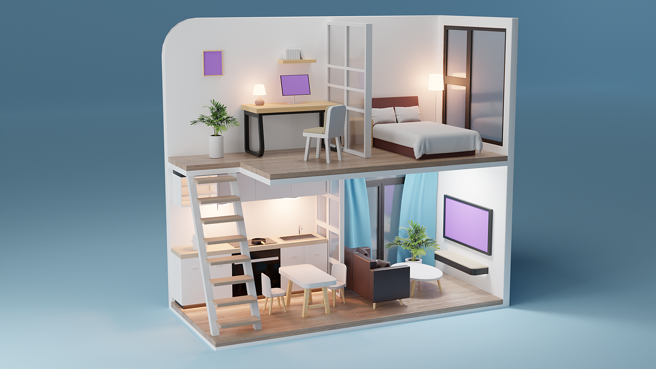 小房子练习（图ZMzEzMDYyMjQw） - 场景 - 站酷设计师6号技师原创素材 - 站酷ZCOOL