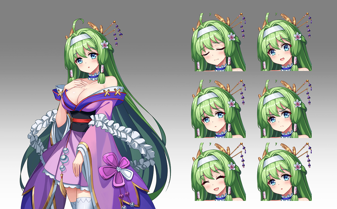 少女战争 幻想天下统一战 avg立绘及q版头像