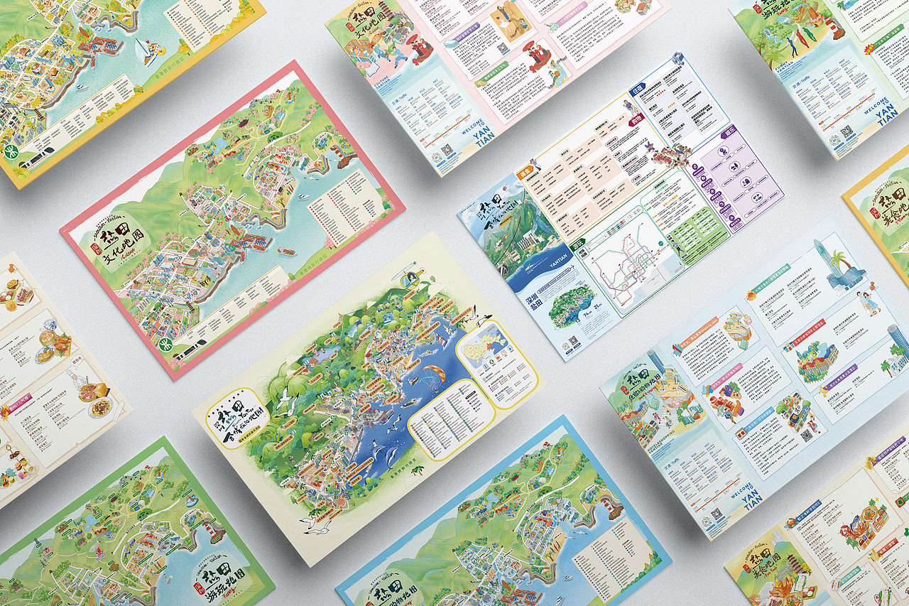 深圳市盐田区旅游地图