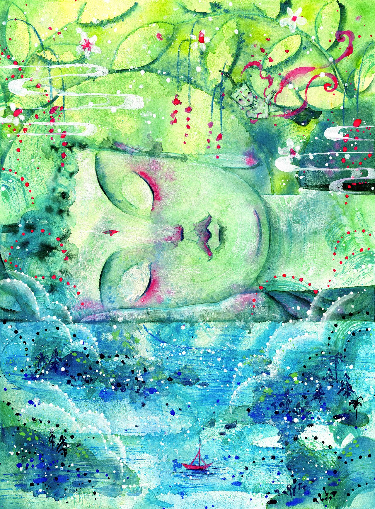 《万物繁花》佟彤个人插画展(系列作品篇)(图ZMzY5MjExNzky) - 艺术插画 - 站酷设计师佟彤ART原创素材 - 站酷ZCOOL