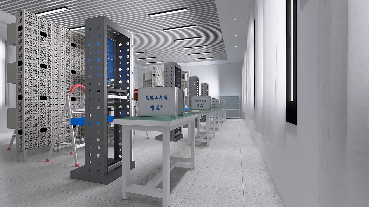 中職院校網(wǎng)絡(luò)綜合布線技術(shù)理實一體化實訓(xùn)室（圖ZMzUzMzA5NDky） - 展陳設(shè)計 - 站酷設(shè)計師唯眾原創(chuàng)素材 - 站酷ZCOOL