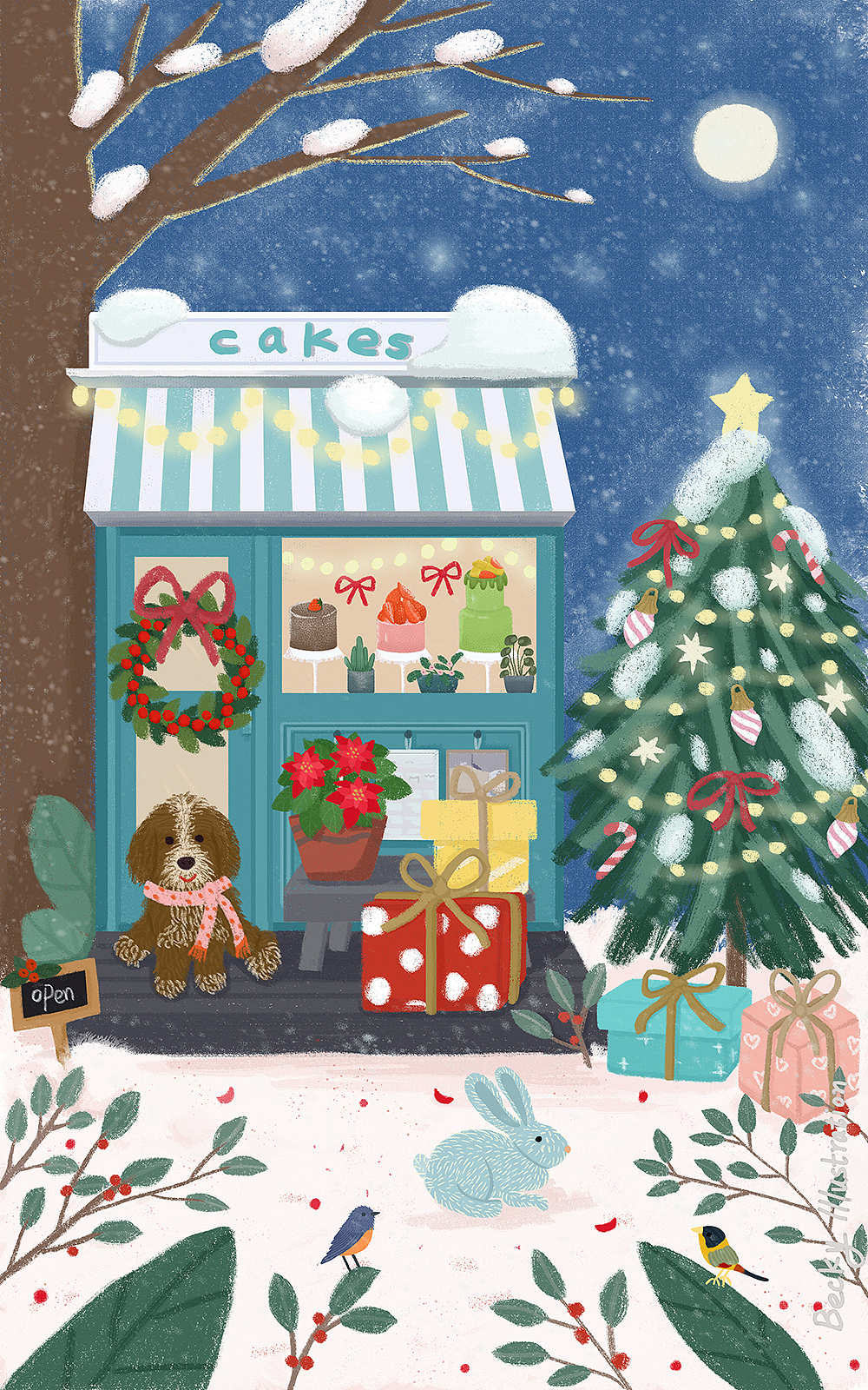 最好的假日插画（图ZMzI0NjY1Mjcy） - 商业插画 - 站酷设计师BeckyZhu1315原创素材 - 站酷ZCOOL