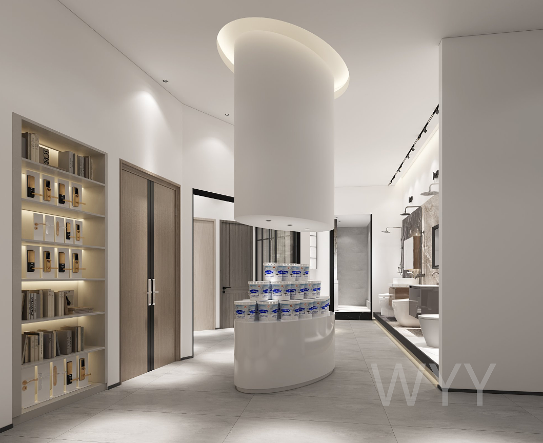 材料展示区——展厅