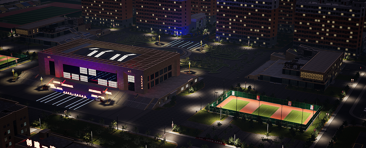 UE4 智慧园区 数字孪生（图ZMzE2MDE5NzMy） - 建筑/空间 - 站酷设计师CG繁华原创素材 - 站酷ZCOOL