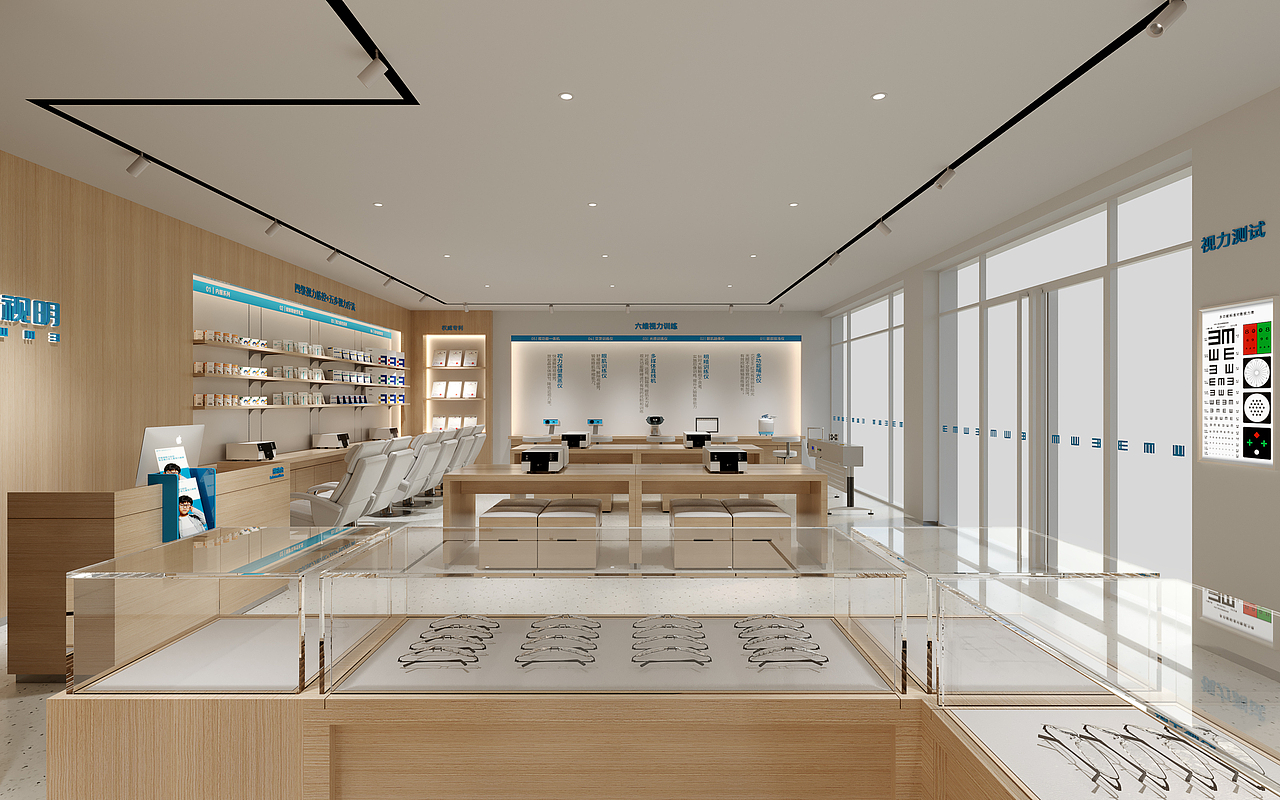 济视明终端形象店标准设计（图ZMzIxNTUwODMy） - 商业空间设计 - 站酷设计师设计师杨俊原创素材 - 站酷ZCOOL