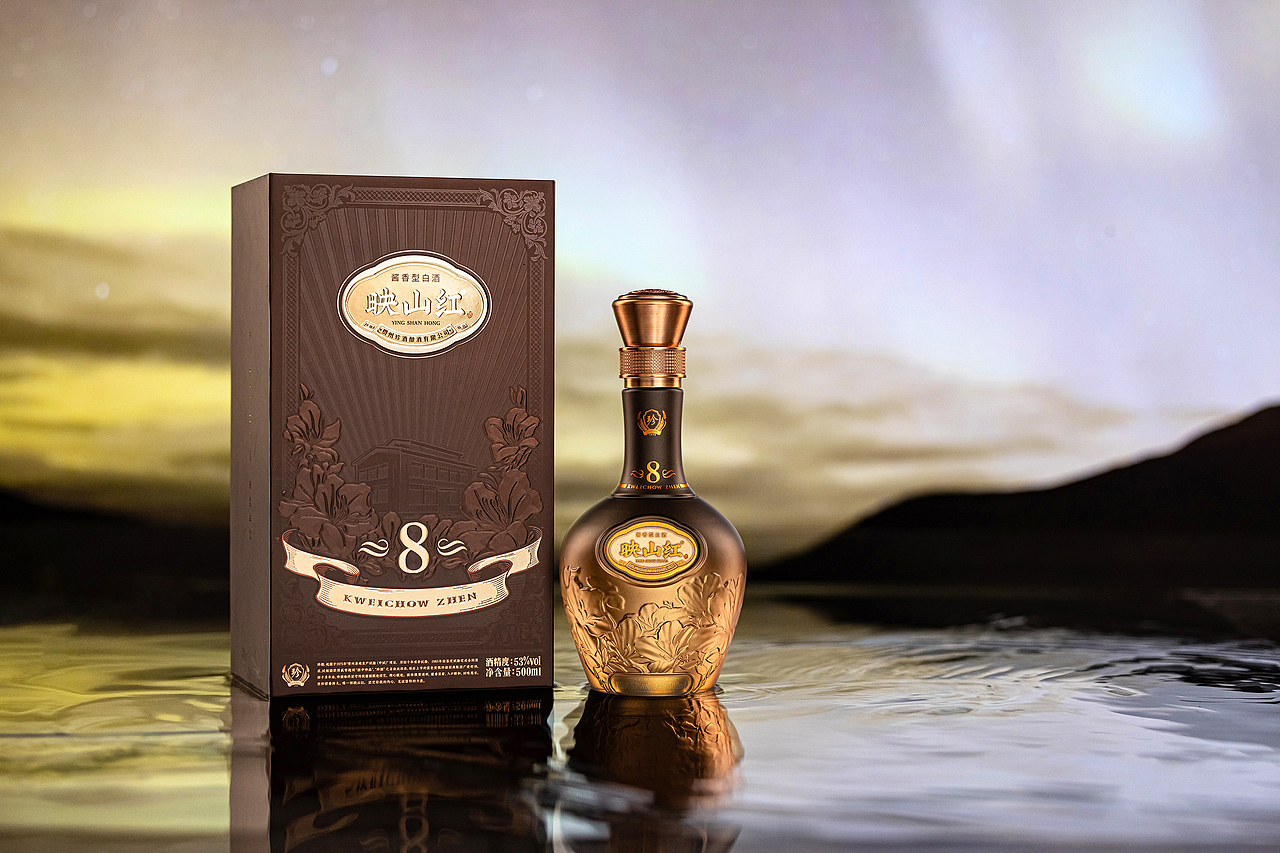 白酒拍摄-白酒摄影-产品拍摄-珍酒-映山红8
