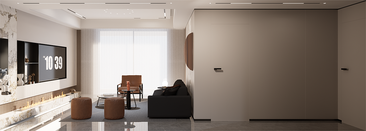 100平也能装出豪宅的感觉（图ZMzQzNDU2OTUy） - 家装设计 - 站酷设计师CQD杨原创素材 - 站酷ZCOOL