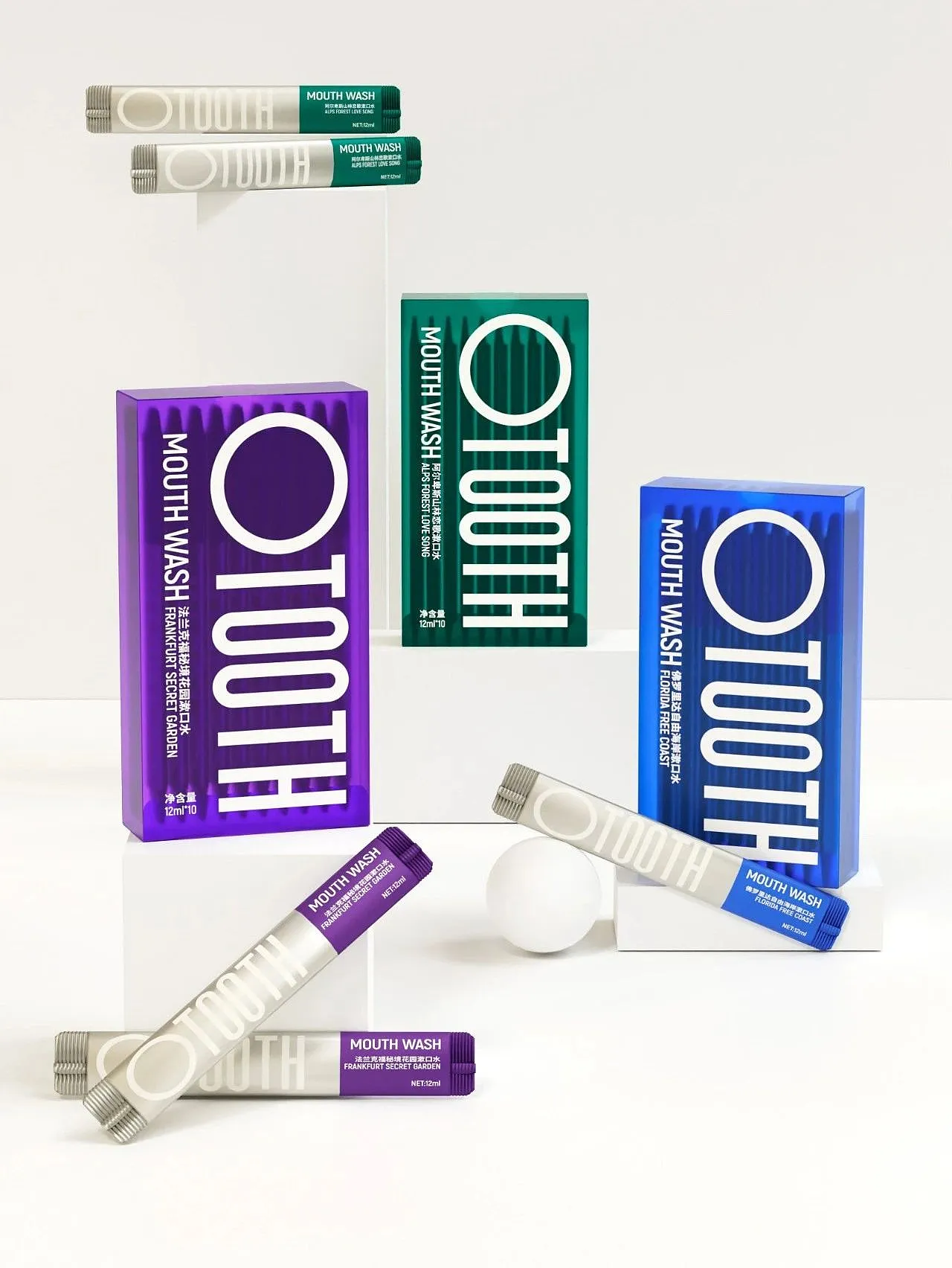 原创案例丨OTOOTH漱口水包装设计